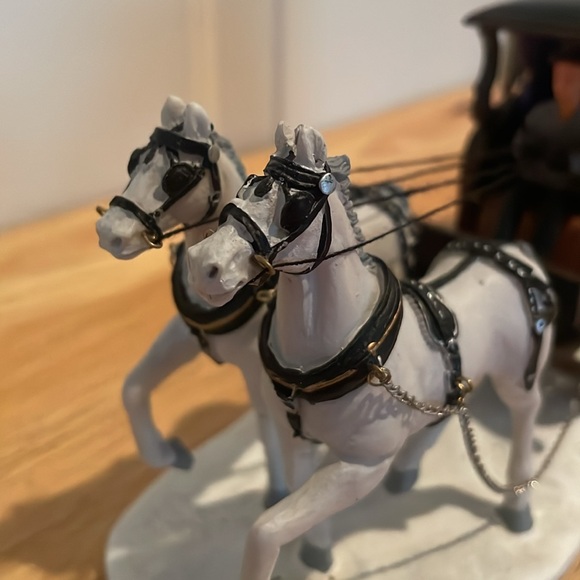 Vintage Lemax Halloween Spooky Town J Gaston Undertaker Horse and Carraige-EUC - Picture 12 of 17